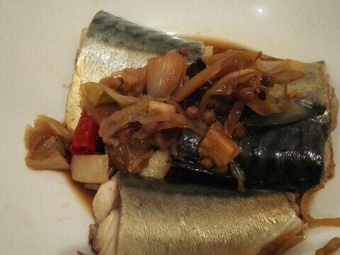 鯖の中華煮
